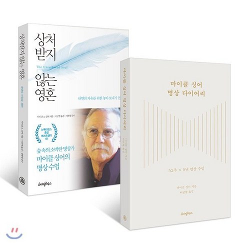 상처 받지 않는 영혼 + 마이클 싱어 명상 다이어리 세트, 라이팅하우스, 마이클 싱어 저/이균형 역/성해영 감수