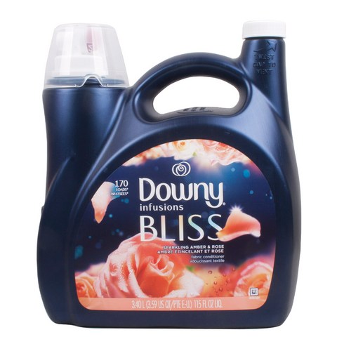 다우니 울트라 인퓨전스 리퀴드 패브릭 컨디셔너 엠버 블리스 섬유유연제, 3.4L, 1개