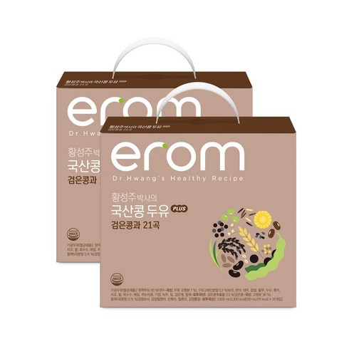 이롬 황성주박사의 국산콩두유 플러스검은콩21곡 190ml x 40팩, 40개, 40개