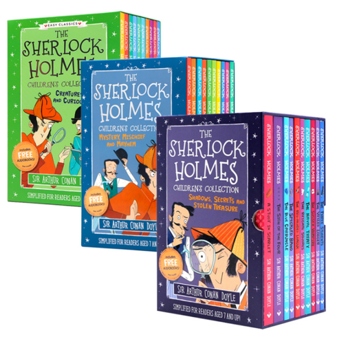 [이엔제이] 셜록홈즈 10권 세트 영어원서 Sherlock Holmes 시즌 별 구매 가능 QR음원, 시즌3 (초록색) 10권