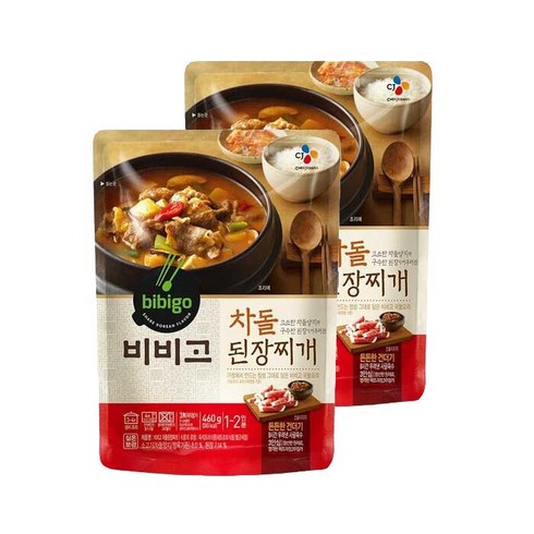 비비고 차돌된장찌개 460g, 2개