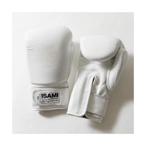 ISAMI 이사미 복싱 글러브 RS-002 화이트 스파링 격투기 킥복싱 MMA 권투 장갑