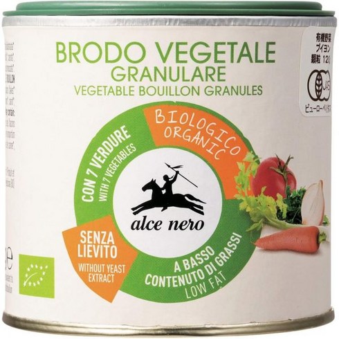 일본 ALCE NERO vegetable bouillon powder 알체 네로 베지터블 부용 야채 스톡 조미료 120g 3개
