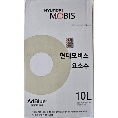 (자바라포함) 현대모비스 순정 요소수 10리터 정품, 10L, 1개