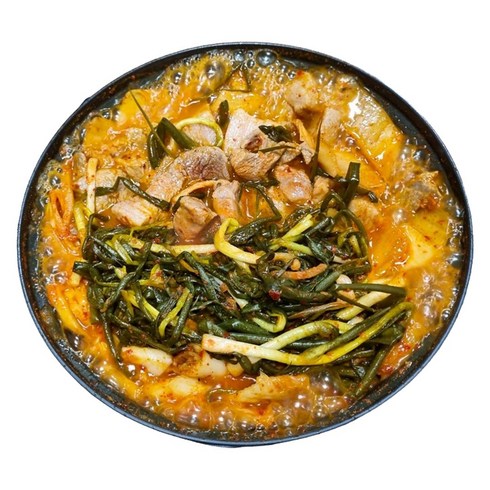 파김치밀키트 - 방여사 파김치찌개 2-3인분 캠핑요리 집반찬 술안주 돼지고기 수제밑키트, 1.62kg, 1개