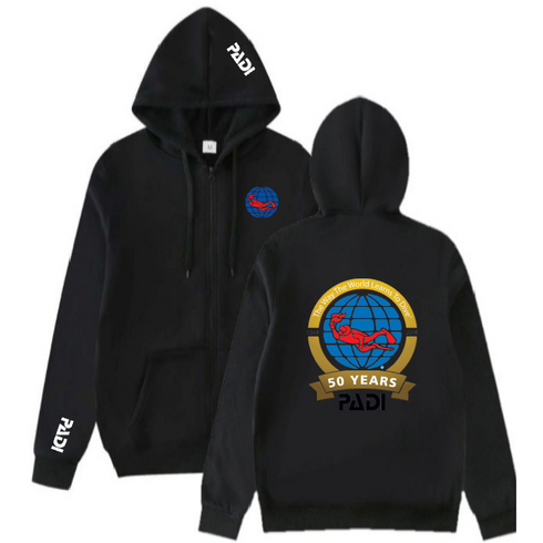 PADI 스쿠버 다이빙 후드집업 후드티 티셔츠 스트릿패션 N0033