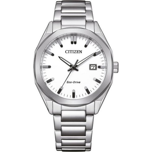 bm7620-83a - 시티즌 Citizen 옥각 에코드라이브 화이트 다이얼 남녀공용 시계 BM7620-83A