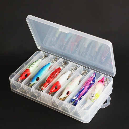 2023년 가성비 최고 에기케이스 - 쭈피싱 루어케이스 태클박스 2단 양면 14구, 태클박스14구