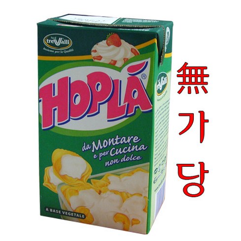 홉라휘핑크림 - 베이킹파티 선인 홉라 무가당 식물성 생크림 1000ml, 1개