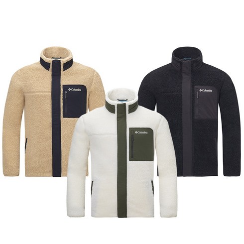 컬럼비아 남성 플리스 후리스 집업 자켓