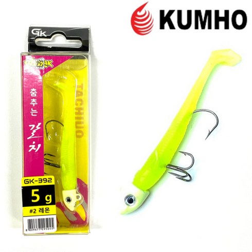 2023년 가성비 최고 춤추는갈치 - 금호조침 GK392 393 394 395 춤추는 갈치 지그헤드 웜 갈치채비, 7g, #9 핑크펄, 1개