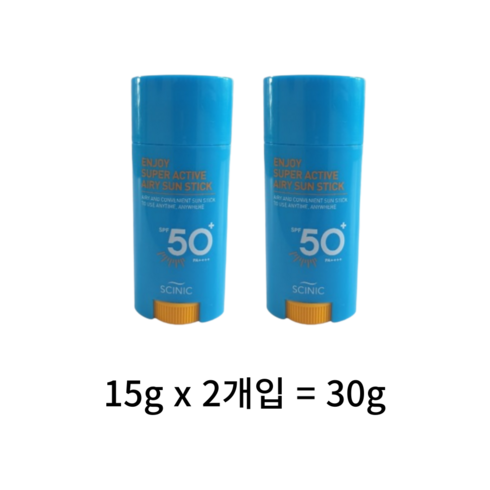 싸이닉 엔조이 슈퍼 에어리 썬스틱 SPF50+ PA++++, 30g, 5개