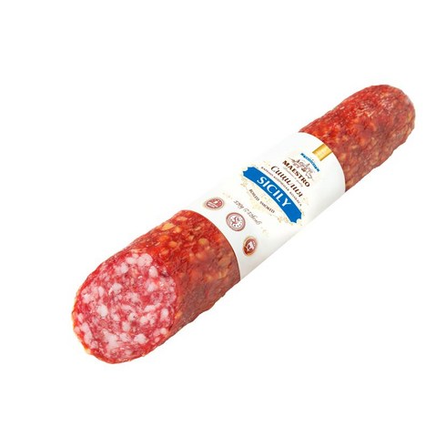 초리조피칸테 - 마에스트로 MAESTRO 시칠리아 훈제 소시지 Smoked Sausage 소고기 닭고기 한돈 320g, 1개