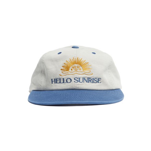 헬로선라이즈모자 - 헬로 선라이즈 볼캡 Two Tone Washed OG Logo 6Panel Cap_Beige & Vintage Blue