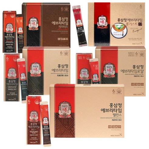 정관장 에브리타임 밸런스 로얄 롱기스트 리미티드 10ml 30포 50포 100포, 10ml x 30포, 1개, 300ml