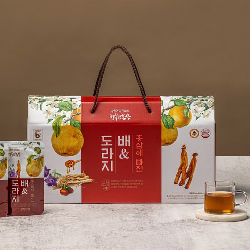 행복한 홍삼에 빠진 배 도라지 진액 즙 80ml 30포, 2400ml