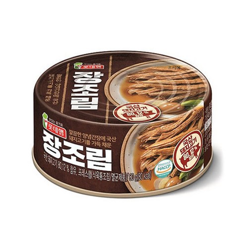 롯데햄 장조림80g, 80g, 24개