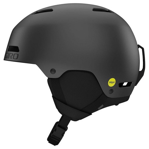 Giro Ledge MIPS 아시안 핏 스키 헬멧 - 남성 여성 및 청소년용 스노보드 매트 화이트 사이즈 S 52-55.5cm 지로, 무광 흑연
