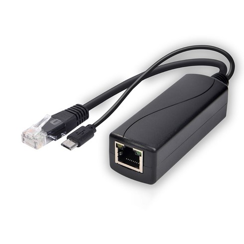 IP 카메라용 PoE 스플리터 5V MicroUSB 파워 이더넷 48V ~ 5V POE 스플리터, 3)TYPE C, 01 MICRO USB