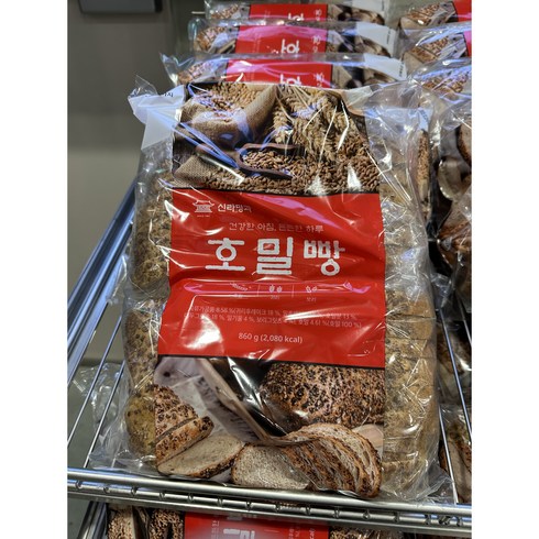 코스트코 신라명과 호밀빵 215g x 4봉 860g, 4개