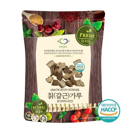 푸른들판 국내산 칡 가루 분말 100% HACCP 인증, 500g, 1개, 1개