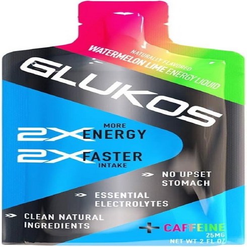 Glukos Energy - Glukos 에너지 리퀴드 젤 수박 라임맛, 1개, 12개입