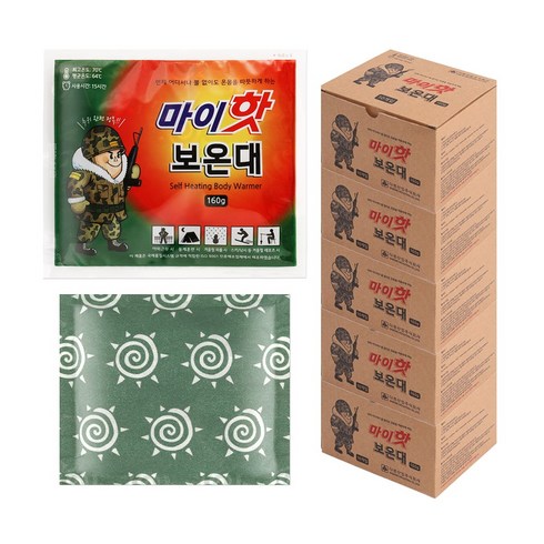 마이핫보온대 160g 50개 핫팩 2023년형 국산 손난로