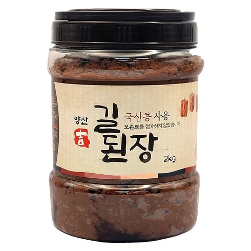 양산길된장 - (주)길전통식품 양산 길된장, 2kg, 1개