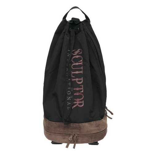 스컬프터 Two Way Bucket Messenger Bag Black