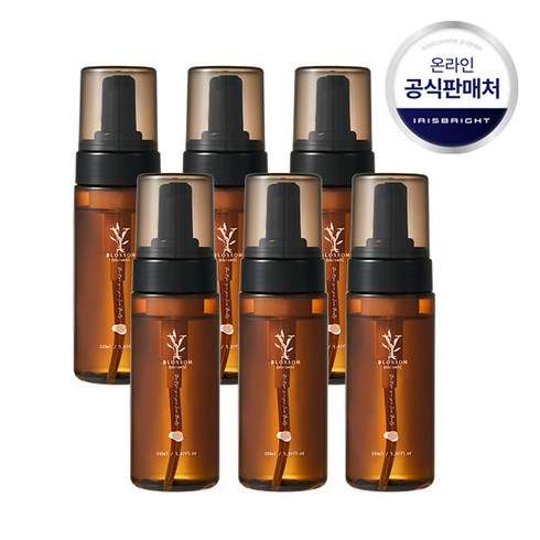 [정품] 와이블라썸 Y존 케어 저자극 자연유래 여성 청결제, 150ml, 6개