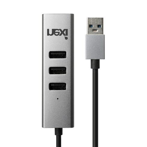 맥북허브 USB포트 USB3.0 4포트 확장 노트북허브 USB분배기 연결 NX1256