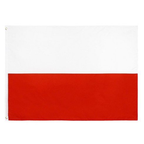 폴란드국기 poland 세계국기 중앙유럽 유럽국기 유럽국가 eu 한국교류 바르샤바, 150x90cm, 1개