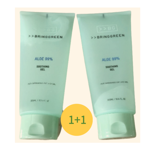 브링그린알로에 - 브링그린 알로에99% 수딩젤 300ml 1+1