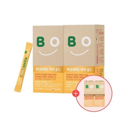 일동제약 비오비타 배배 골드 30포 2박스, 단품