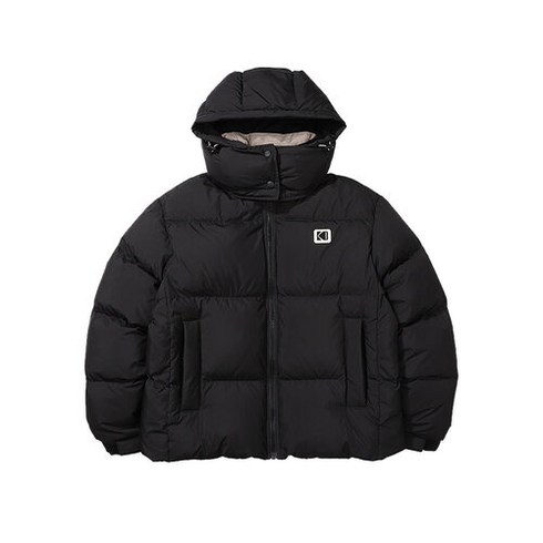 [코닥어패럴] 에센셜 덕다운 후드 자켓 BLACK