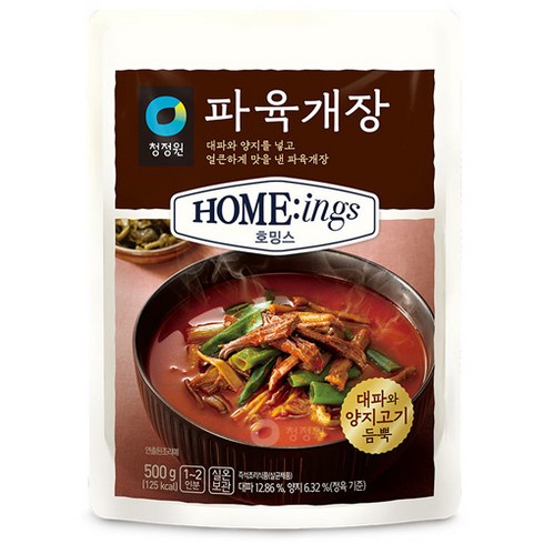 청정원 호밍스 파육개장 500g x 12개