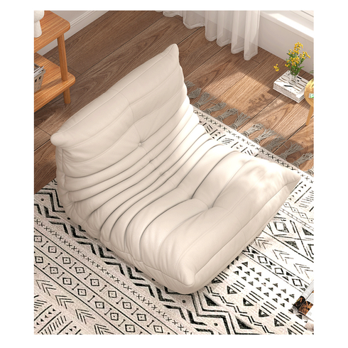 토고소파 - 이배재클라스 편한 1인 토고소파 원룸 빈백 페브릭 번데기 안락 의자, 오프 화이트