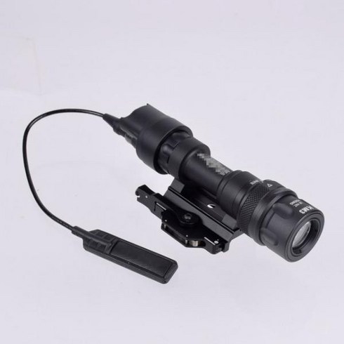 분리 마운트 라이플 스카우트 라이트 M952V 손전등 스트로브 LED 화이트 토치 20mm 피카티니 레일, 01 Black