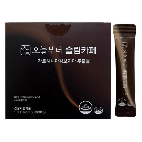 오늘부터 슬림카페 1500mg x 60포 1022297, 1개