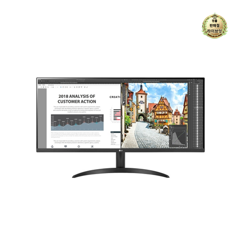 LG 울트라와이드 모니터 86.7cm, 34WP550