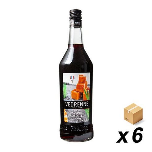 베드렌 카라멜 시럽 1000ml 6개(BOX), 6개