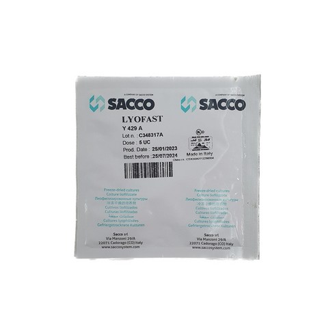 사코유산균 - SACCO 사코 동결건조 유산균 LYOFAST Y 429A, 10g, 1개