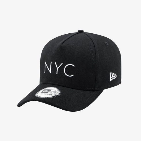 뉴에라 모자 NYC THIN K프레임 볼캡 블랙