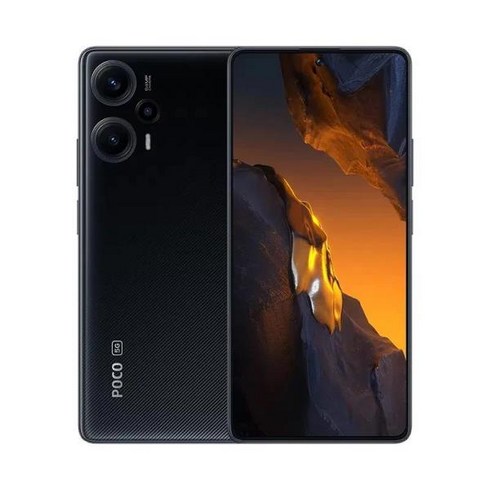 샤오미 POCO F5 5G 스마트폰 배터리 용량 5000mAh 64MP 카메라 CPU 스냅드래곤 7 + 2 세대 정품 중고폰, 02 8GB 256GB, 02 Black