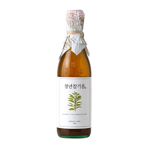 청년참기름 - 저온압착 청년 참기름, 350ml, 1개