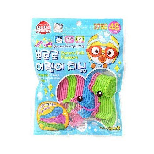 뽀로로치실 - 뽀로로 어린이 치실 48개입, 1개
