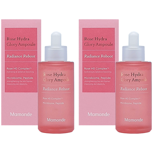마몽드 로즈 하이드라 글로리 앰플 50ml x 2개 빠르고 확실한 즉각적 수분 증가!