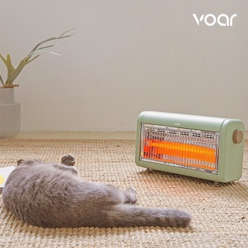 2023년 가성비 최고 보아르히터 - 보아르 미니멀 전기히터 미니 난로, 그린 H0044