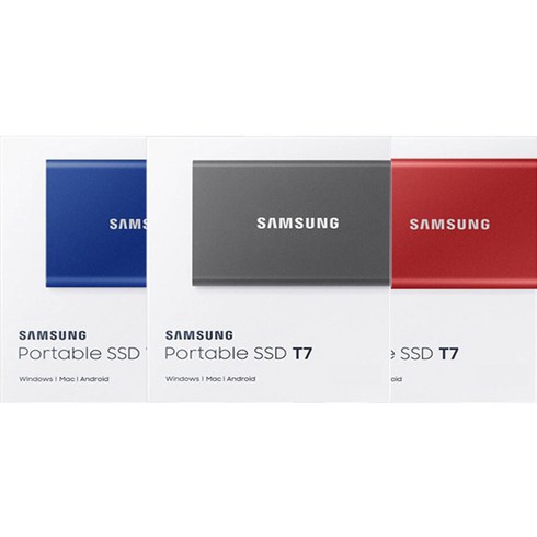 삼성ssd500 - 삼성전자 외장SSD T7, 500GB, 메탈릭 레드