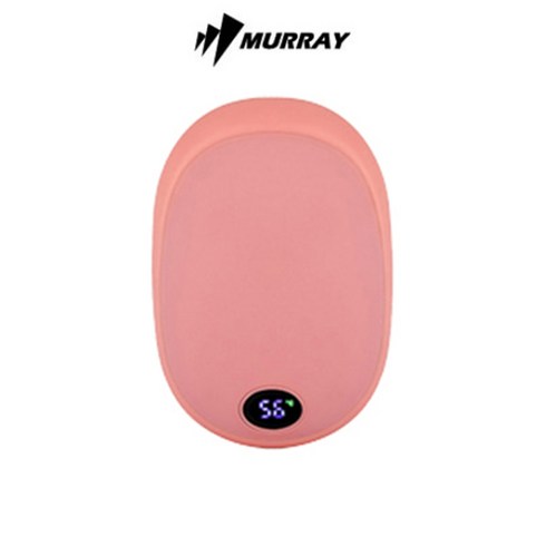 2023년 가성비 최고 머레이파스텔손난로 - 머레이 LED 파스텔 손난로 보조배터리 USB 충전식, 핑크1개